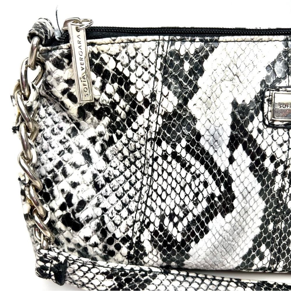 SOFIA VERGARA SNAKE SKIN  CHANE SHOULDER BAG  Created for Macy's - Picture 4 of 14